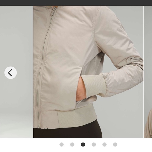Lululemon Non-Stop Cotton Bomber Jacket reversible, never worn - Picture 4 of 7